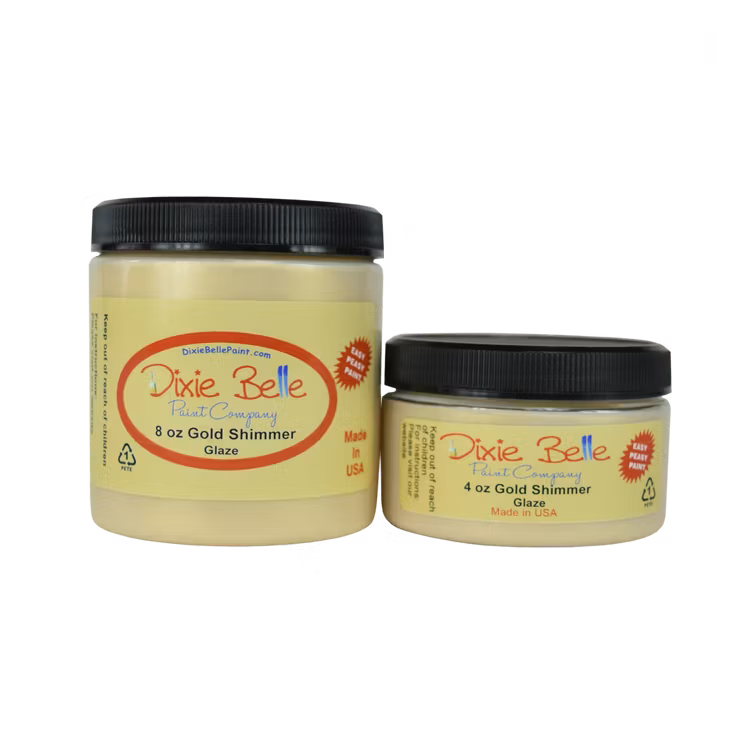 Dixie Belle Metallic Glaze - GOLD SHIMMER - Guldglittrande Lasyr