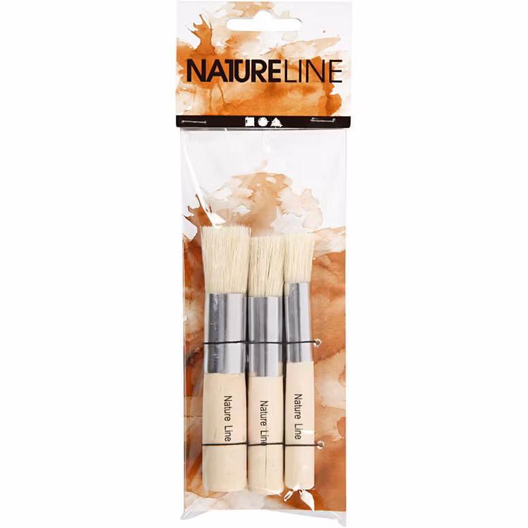 Nature Line Schablonpenslar - Set med 3 st