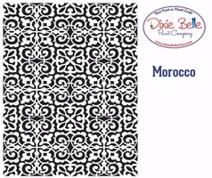 Belles and Whistles Schablon - Morocco ca 40x50cm