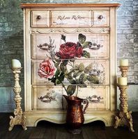 Re Design Décor Transfers® - Botanical Rose ca 61x86cm