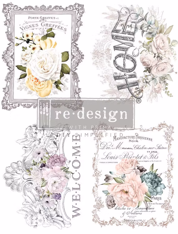 Re Design Décor Transfer - Floral Home
