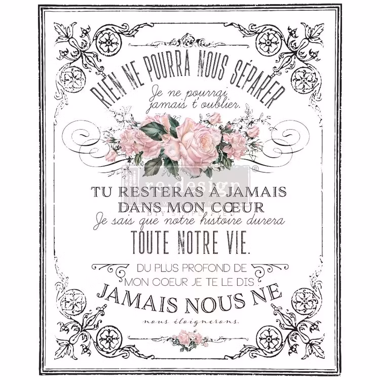 Re Design Décor Transfer - My Heart