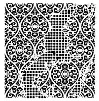 Posh Chalk® Schablon - Aged Wallpaper 50x50cm