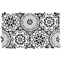 Posh Chalk® Schablon - Posh Hippy Lace 35x49cm
