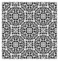 Posh Chalk® Schablon - Kaleidoscope 50x50cm