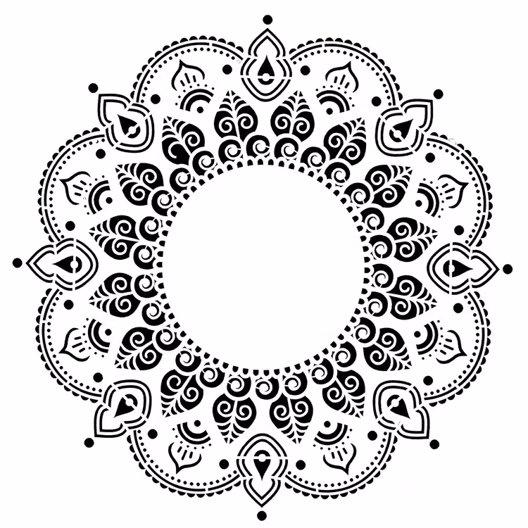 SCHABLONER - Posh Chalk Stencil - Moroccan Melody