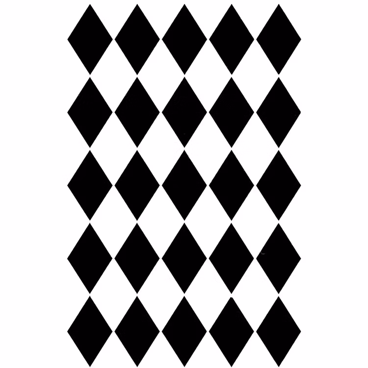 SCHABLONER - Posh Chalk Stencil - Harlequin