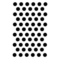 Posh Chalk® Schablon - Posh To Dot 21x30cm