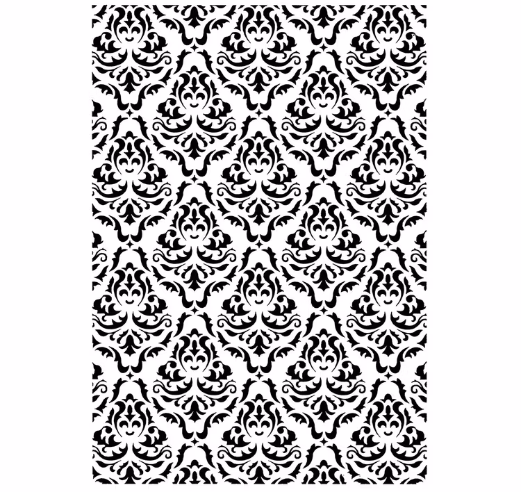 SCHABLONER - Posh Chalk Stencil - Victorian Wallpaper