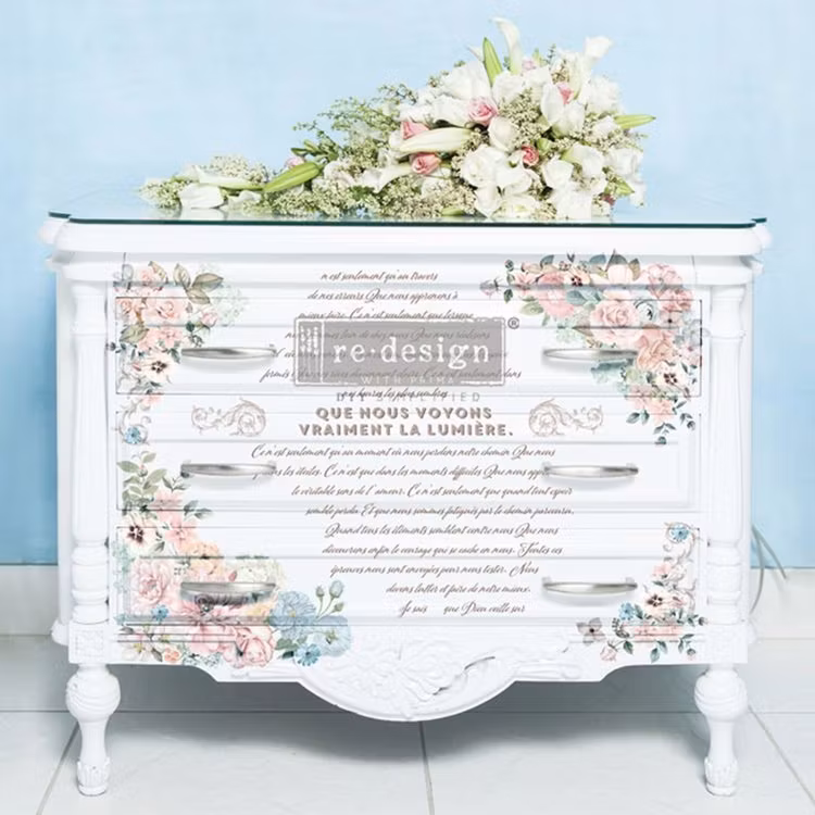 Re Design Décor Transfer - Pure Light Floral
