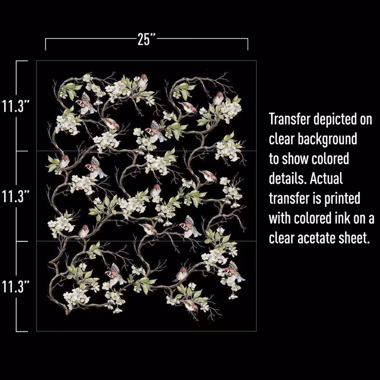Re Design Décor Transfer - Blossom Flight
