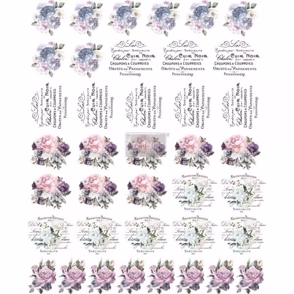 Re Design Décor Transfers - Knob Toppers - Paris Cottage