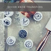 Re Design Décor Knob Transfers® - Paris Cottage ca 21x26cm