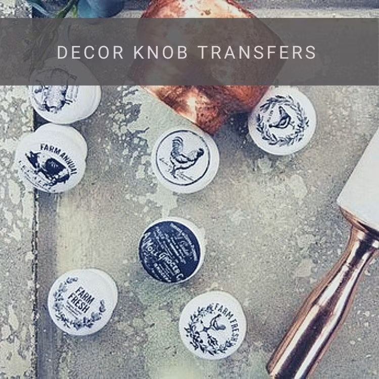 Re Design Décor Knob Transfers® - Vintage Rose ca 23x28cm