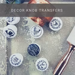 Re Design Décor Knob Transfers® - Vintage Rose ca 23x28cm