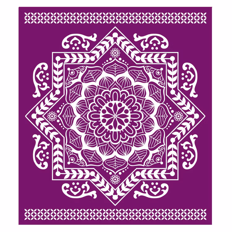 Belles and Whistles - Silk Screen Stencils - MANDALA - 3st ca 20x23cm