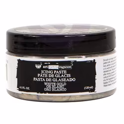 Art Extravagance Icing Paste - WHITE GOLD 120ml