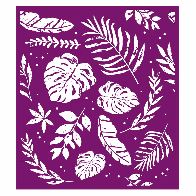 BELLES & WHISTLES - Silk Screen Stencil  - Botanical