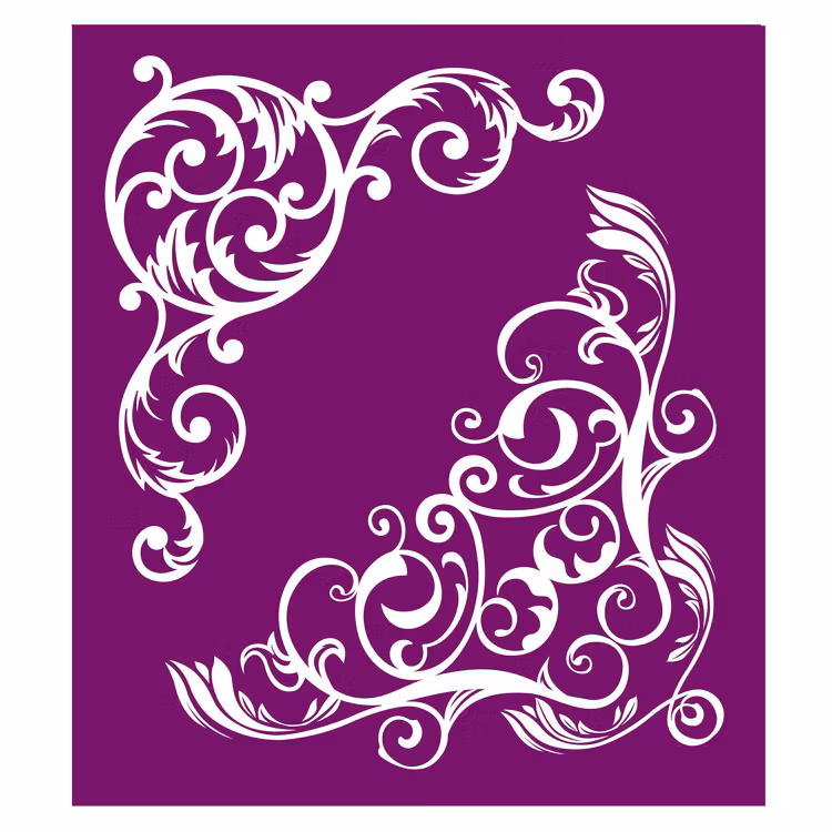 BELLES & WHISTLES - Silk Screen Stencil  - Floral