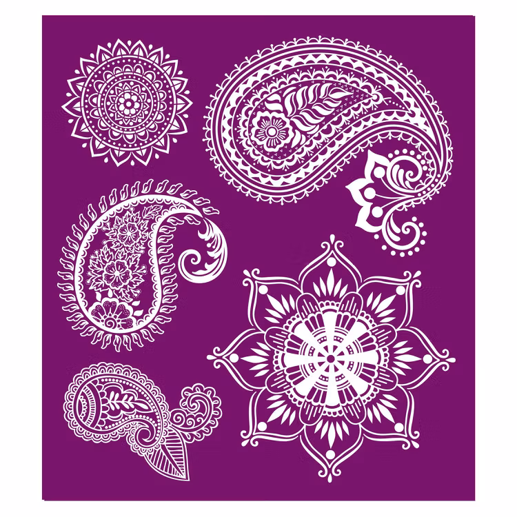 BELLES & WHISTLES - Silk Screen Stencil  - Mosaic