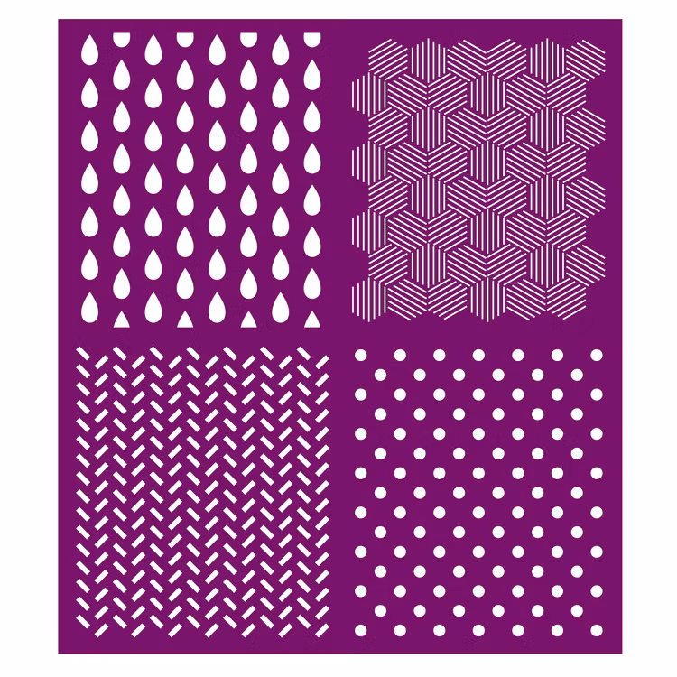 BELLES & WHISTLES - Silk Screen Stencil - Patterns