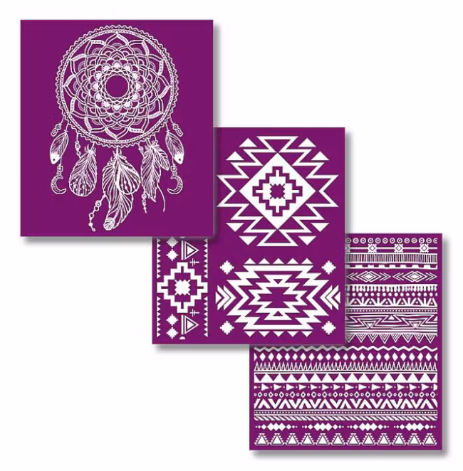 BELLES & WHISTLES - Silk Screen Stencil - Western Boho