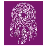 Belles and Whistles - Silk Screen Stencils - WESTERN BOHO - 3st ca 20x23cm