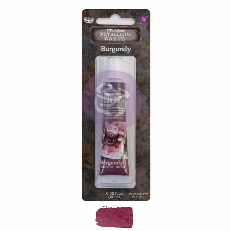 FINNABAIR Art Art Alchemy Metallique Wax - Burgundy