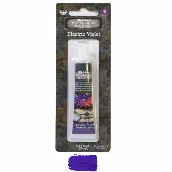 FINNABAIR Art Alchemy Metallique Wax - Electric Violet