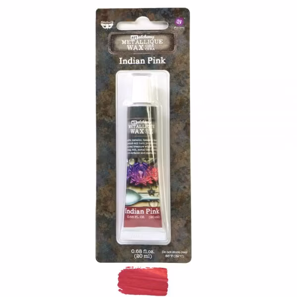 FINNABAIR Art Alchemy Metallique Wax - Indian Pink