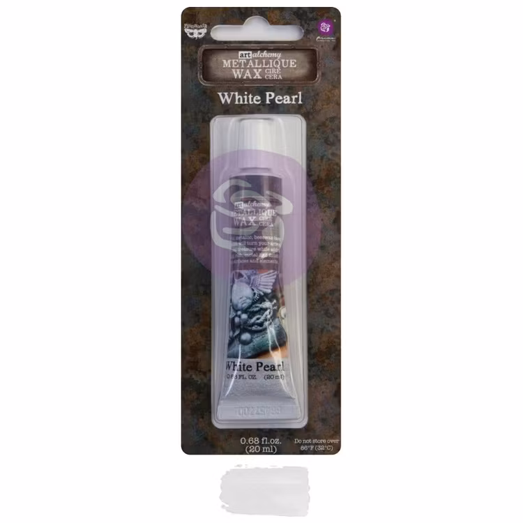 FINNABAIR Art Alchemy Metallique Wax - Pearl White