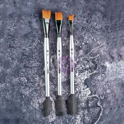 Art Basics Double Sided Texture Brushes Large - 3 st Penslar med strukturverktyg