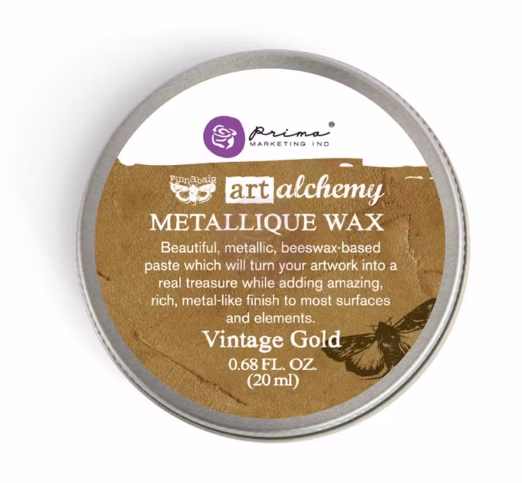 FINNABAIR Art Alchemy Metallique Wax - Vintage Gold