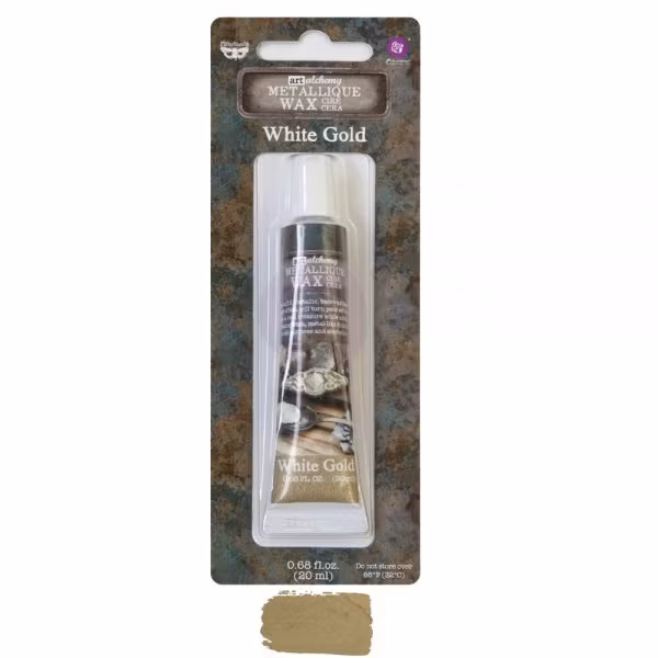 FINNABAIR Art Alchemy Metallique Wax - White Gold