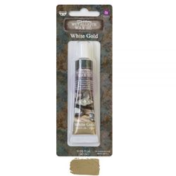 Art Alchemy METALLIQUE WAX - Metallisk Vaxpasta WHITE GOLD 20ml