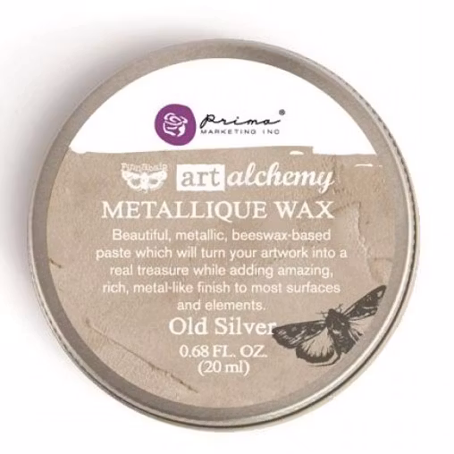 FINNABAIR Art Alchemy Metallique Wax - Old Silver