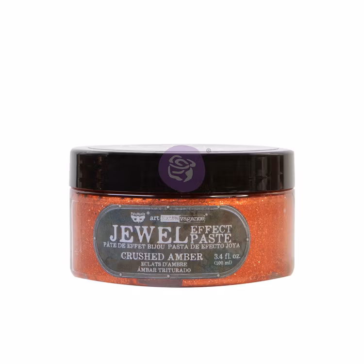 Finnabair - Art Extravagance Jewel Texture Embossing Paste - CRUSHED AMBER
