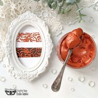 Art Extravagance Jewel Texture Paste - CRUSHED AMBER 100ml
