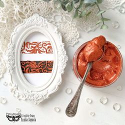 Art Extravagance Jewel Texture Paste - CRUSHED AMBER 100ml