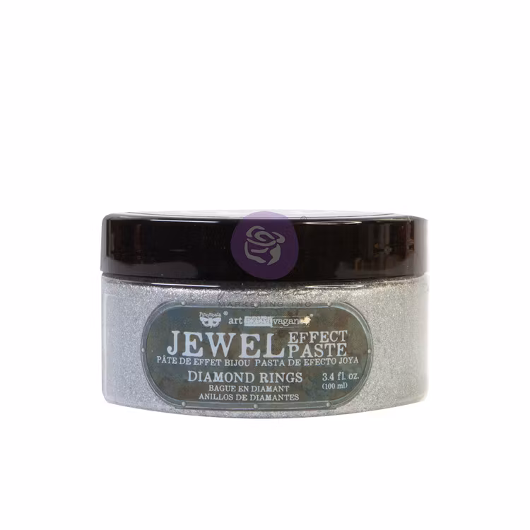 Finnabair - Art Extravagance Jewel Texture Embossing Paste - DIAMOND RINGS