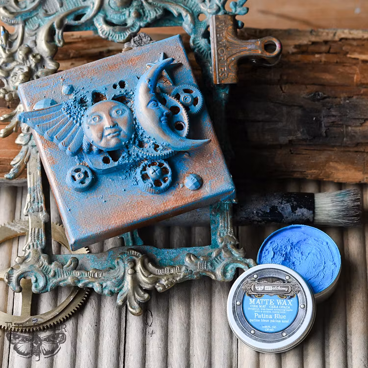 FINNABAIR Art Alchemy Matt Wax - PATINA BLUE