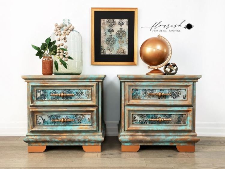 Re Design Tissue Paper - Patina Flourish - @yourspacethriving