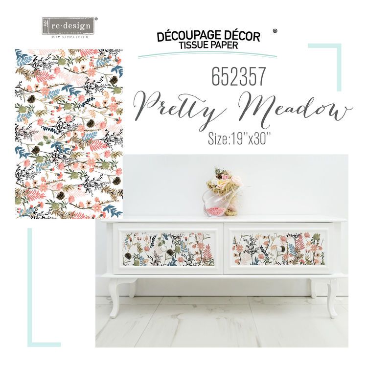 Re Design Tissue Paper - Pretty Meadows