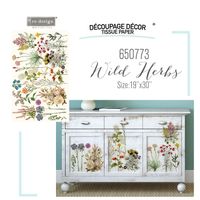 Re Design Tissue Paper - Wild Herbs 48x76cm