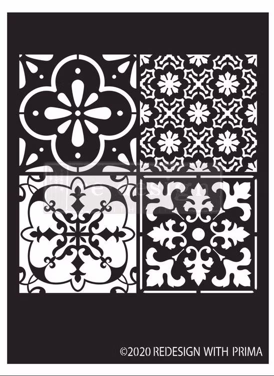 Re Design Schablon - Coastal Tile