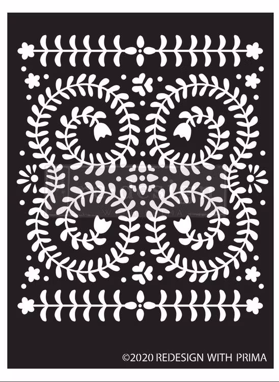 Re Design Schablon - Elegant Vine
