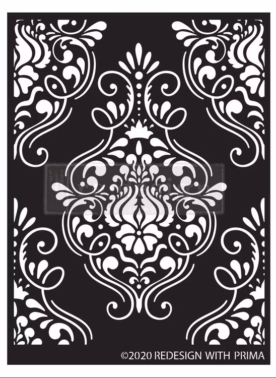 Re Design Schablon - ​​​​​​​Flourish Emblem