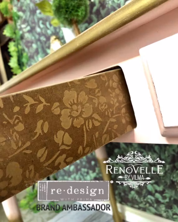 Re Design Schablon STICK & STYLE Cornell Garden - @BellaRenovare  