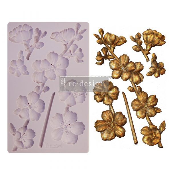 Re Design Gjutform / Silikonform - Botanical Blossoms