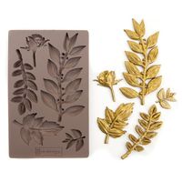 ReDesign Décor Moulds® - Silikonform - Leafy Blossoms (ca 13x20cm)